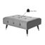 Shiflet 95cm Wide Velvet Tufted Rectangle Footstool Ottoman-55866266