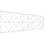 28.25'' H x 94.5'' W x 0.38'' D Expanded Cellular PVC Wainscot Panelling
