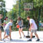 Panier de basketball d'extérieur réglable en hauteur 102,25 po