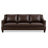 Asmunn 81" Top Grain Leather Sloped Arm Sofa-657288414