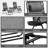 Outsunny Zero Gravity Chair Set With Side Table, Grey, Patio Set, Patio Seating Set, Conversation Set-1683679598