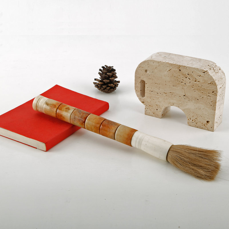 Lily's Living 15" Sunset Stone Cylinder Calligraphy Brush