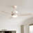 Norbu 47" 3-ABS-Blade Modern Indoor/Outdoor Ceiling Fan with Dimmable LED Lights, Remote Control-530572709