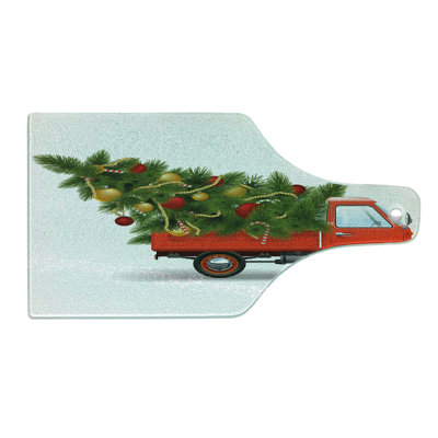 East Urban Home Glass Christam Cutting Board