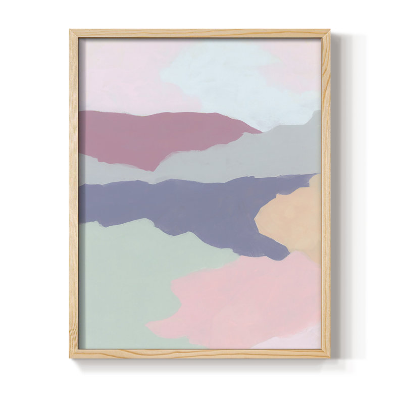 «Desert Prism II», reproduction encadrée - bois massif, H 21 po x l 17 po