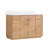 Hayter Single Bath Vanity in Acacia Classic Gray with White Grain Composite Stone Top-1148213375
