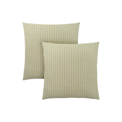 Coussin décoratif carré 18 po x 18 po - Insertion hypoallergénique et housse amovible - Polyester - Pour canapé / chambre / bureau