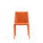 Paris Modern Vegan Leather Upholstered Metal Dining Chair in Coral-1413128150