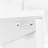Modern White Bathroom Cabinet With Two Doors And Adjustable Shelves Efficient Movable-1843290676