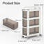 Plastic / Acrylic Freestanding Bathroom Cabinet