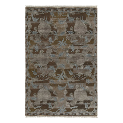 One-of-a-Kind 5'11'' X 8'11" Hand Knotted Area Rug