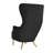 Julia Velvet Wingback Chair-1349497223