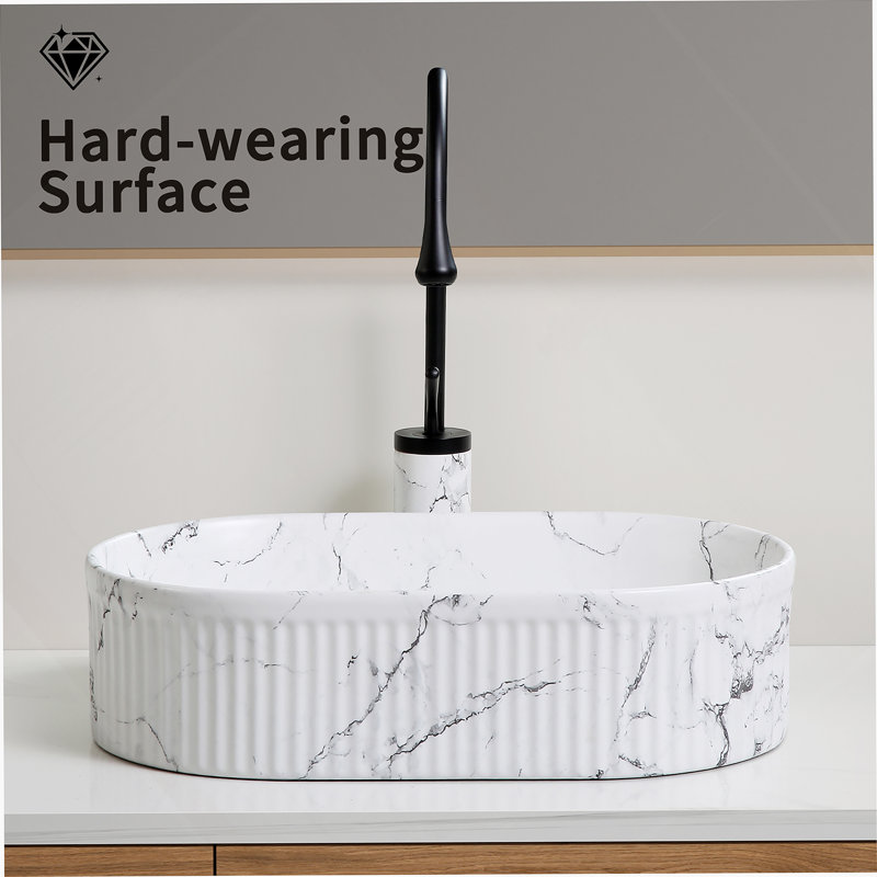 Oval Vessel Sink, Bathroom Vessel Sink