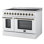 Cuisinière électrique Paolo, 48 po, blanc