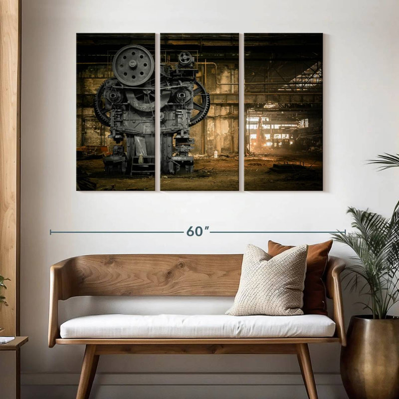 Lilie Abandoned Metallurgical Factory, 32" H x 50" W