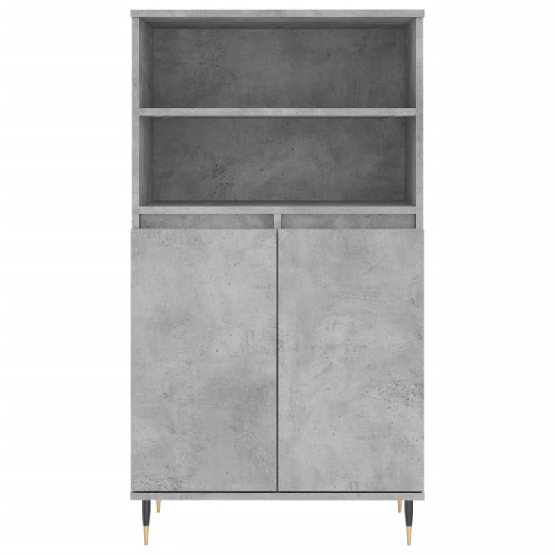 Asaro 60cm Sideboard, Concrete Grey