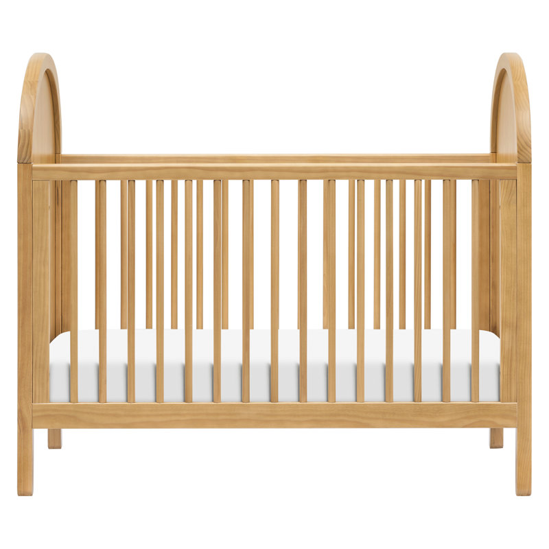 Bondi 3-in-1 Convertible Crib with Toddler Bed Conversion Kit, Honey
