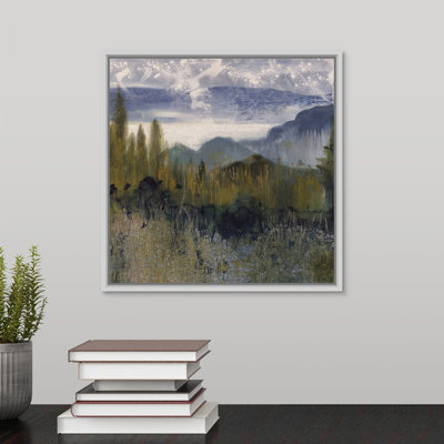 « distante peak », peinture sur toile
