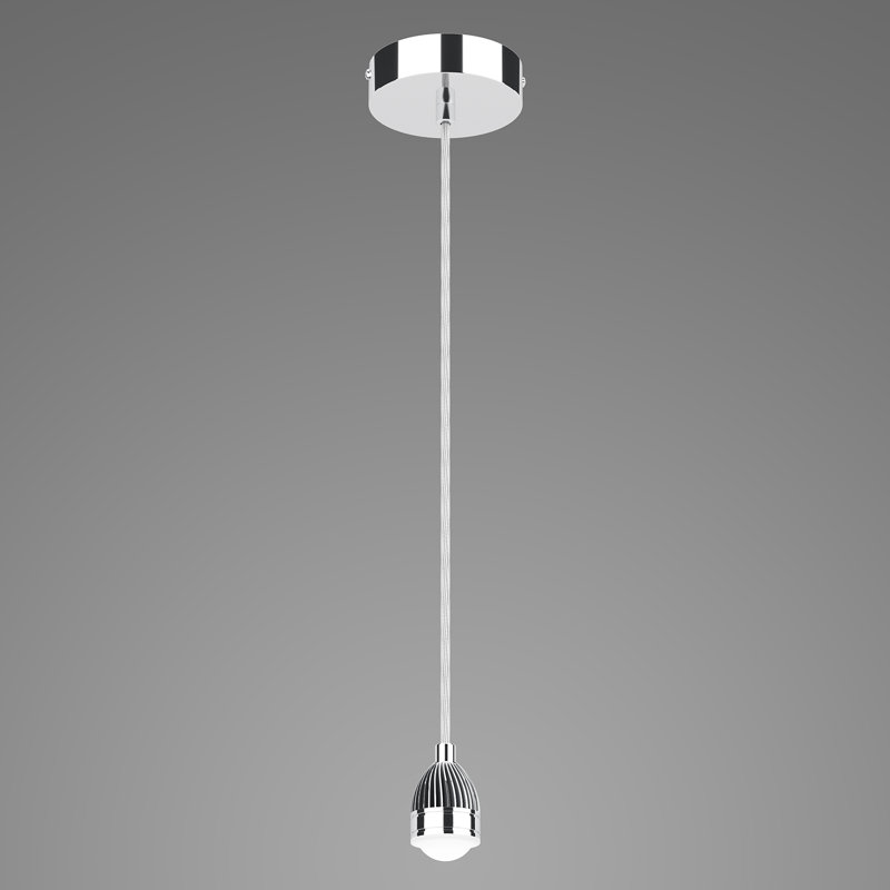 Casper 1 - Light LED Bell Pendant, Chrome