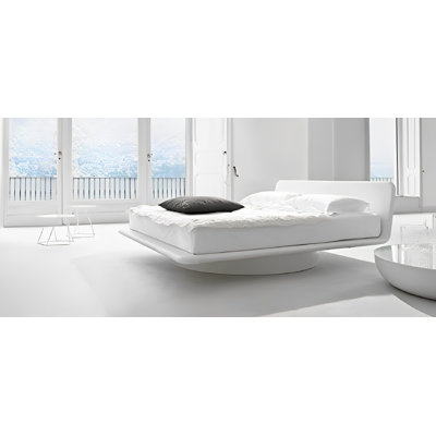Lit plateforme tapissier Charil