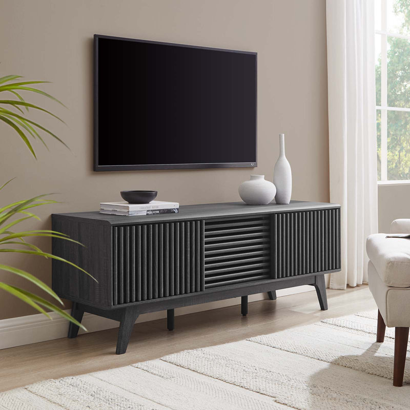  Meuble télé 59 po Iterate, Gris anthracite