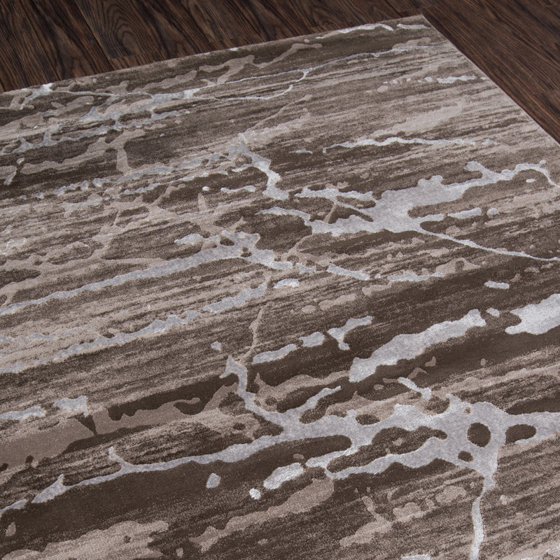 Floreat Abstract Indoor Rug, Rectangle 2' x 3'