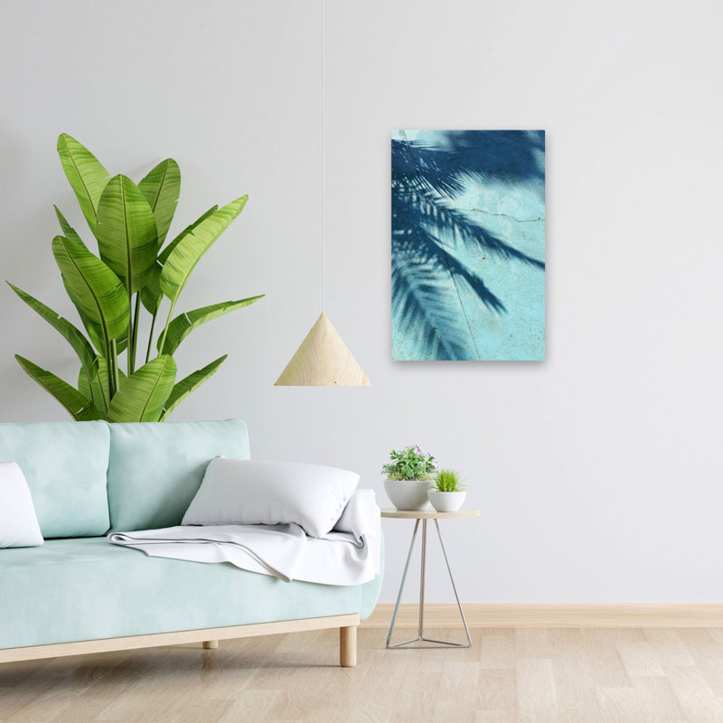 Ombre turquoise - photographie de paysage, art tropical, H 24 po x l 16 po