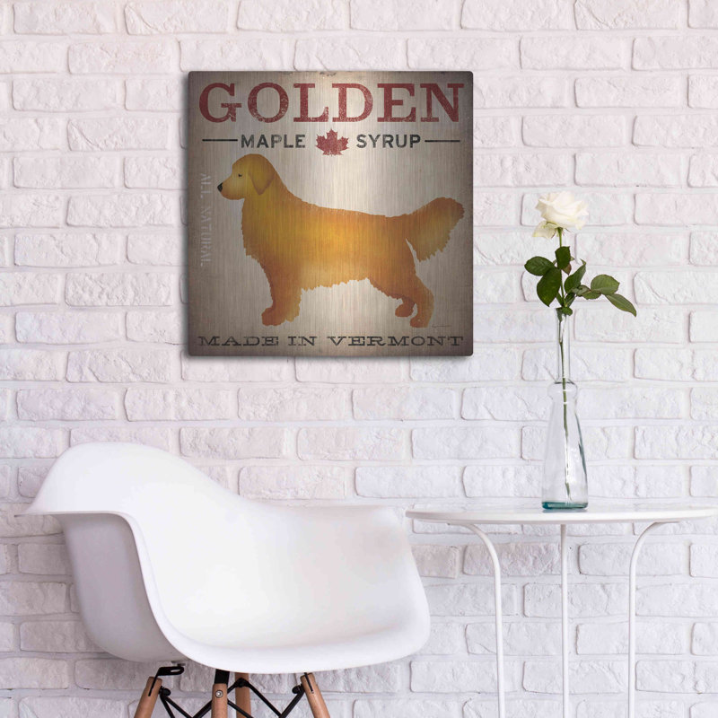 «Golden Dog At Show» par Ryan Fowler, H 24 po x l 24 po