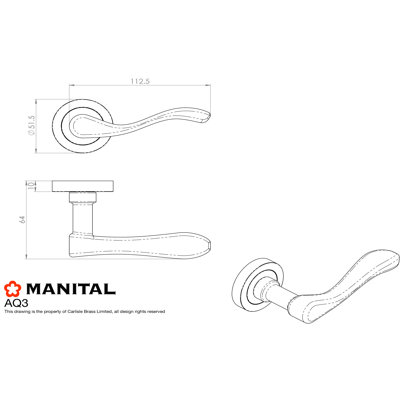 Apollo Latch Door Handle