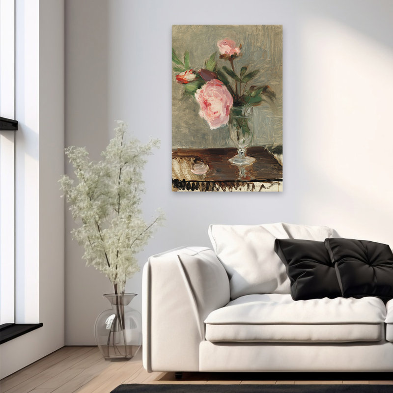 Pivoines traditionnelles et campagnardes, H 36 po x l 24 po