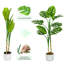 Antavis Faux Monstera Tree in Pot-1962689631