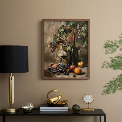 Reproduction encadrée FLORAL Series DCCXIX - bois massif