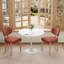 Ensemble de table de salle à manger 31,5 "avec chaises rembourrées Dearing-132210702-132210704-132210706