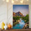Toile, "A couper le souffle, paysage de canyon au coucher du soleil"-957371749