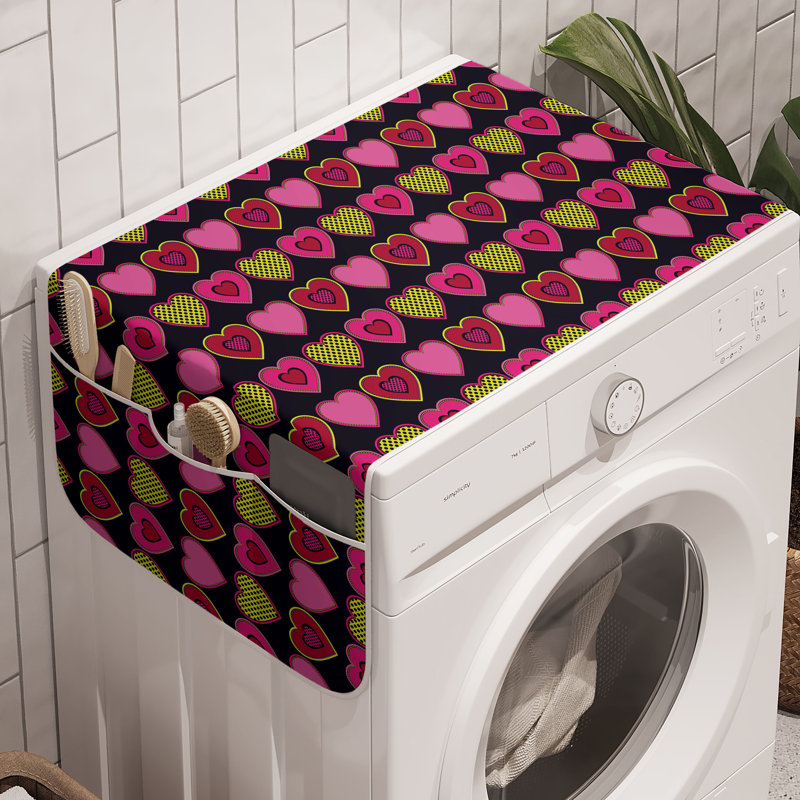 Machine à laver East Urban Home pour la Saint-Valentin, paquet de 2, 47 po x 18,5 po