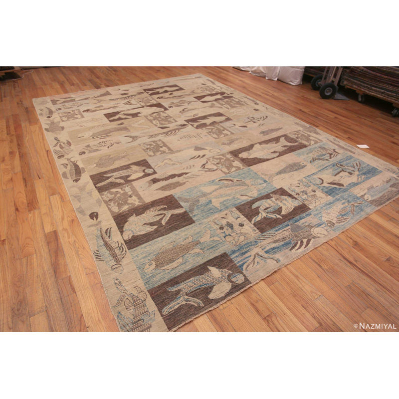 One-of-a-Kind 9'9" X 13'2" Hand Knotted Area Rug