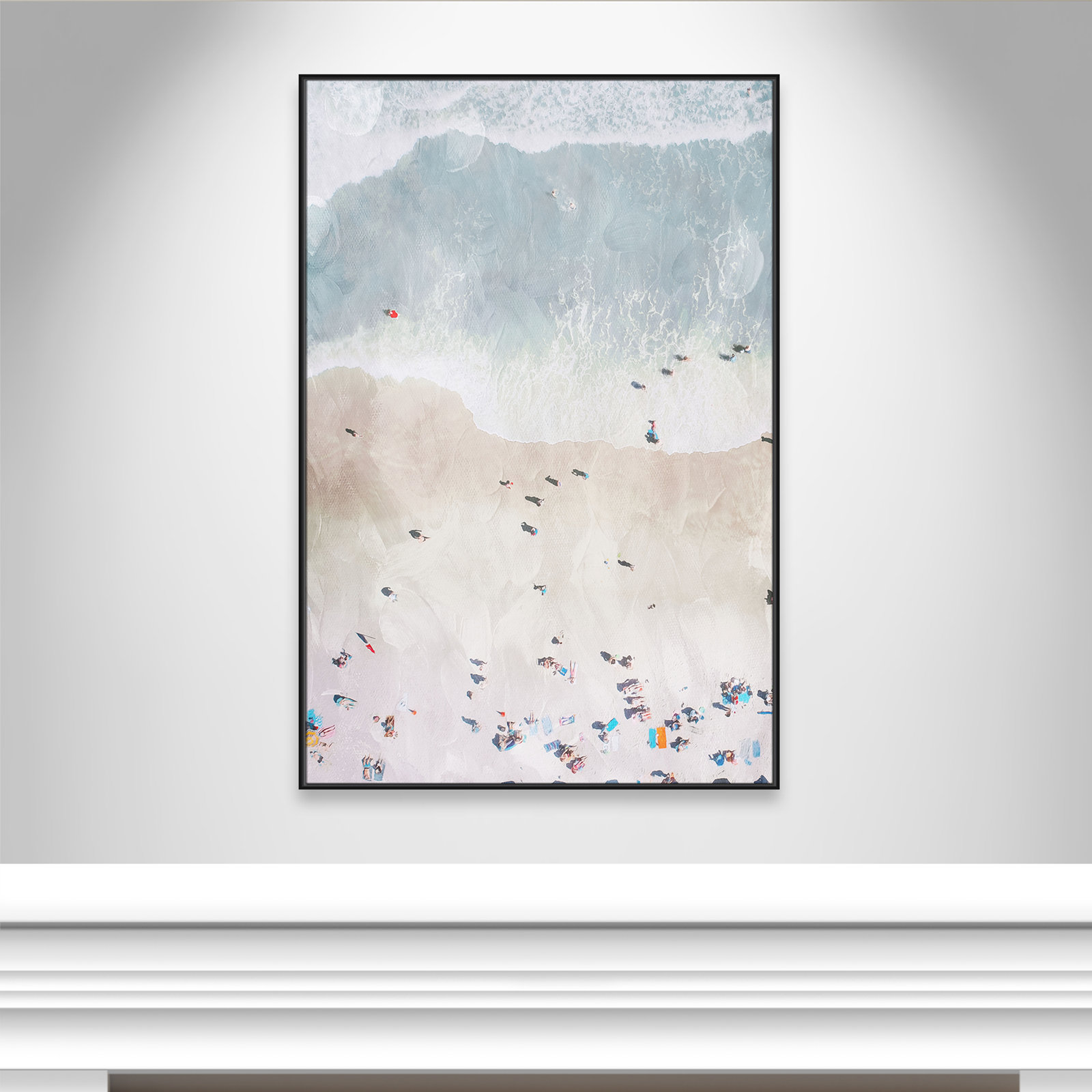Beaching Out I Print by Milli Villa, Black Floater, 41.5'' W x 61.5'' H
