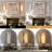 Dimmable LED solid brass Wall Mounted Sconce with Alabaster Shade