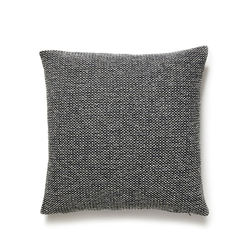 Dorset Coast Wool Blend Square Pillow Cover & Insert, Whale