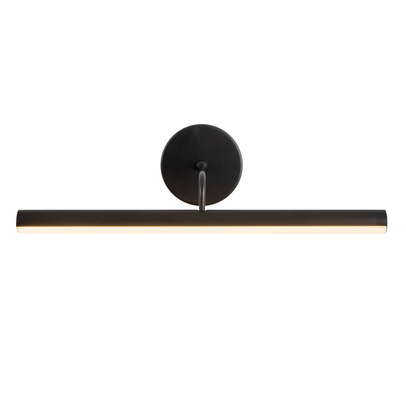 Slender 18-in Black Dimmable LED Wall/Picture Light, Black