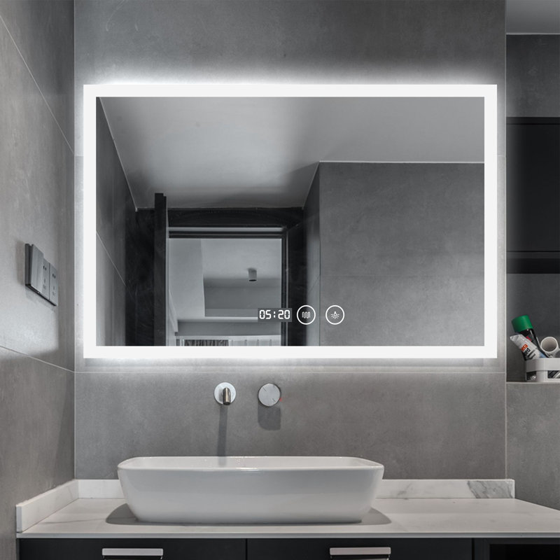 Miroir de salle de bain Canwick Times, 24 po x 32 po