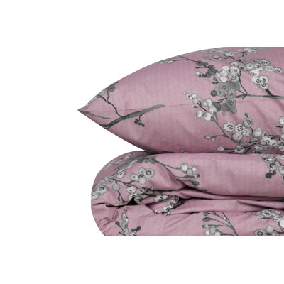 Cotton Floral Duvet Cover Set with Pillowcases Included