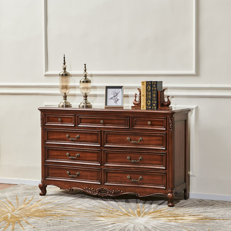 Armoire d'entrée en bouleau de style rétro