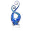 Monet Murano Glass Swirl Centerpiece Sculpture