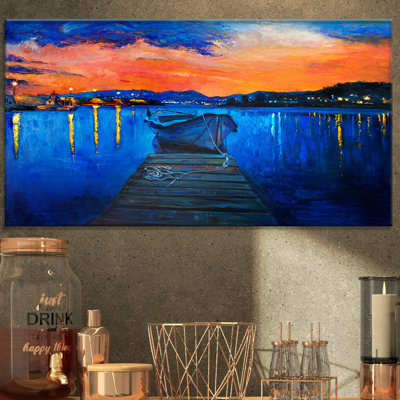 Reproduction d’art sur toile tendue bateaux