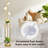 Floor Lamp For Living Room With Shelves, Modern Mid Century Standing Light With 3 Adjustable LED Bird Lights, Corner Tall Lamp With Table, Gold