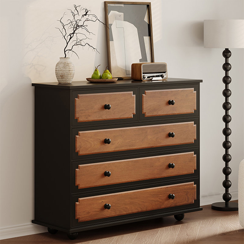 Commode d'appoint rétro grande capacité simple
