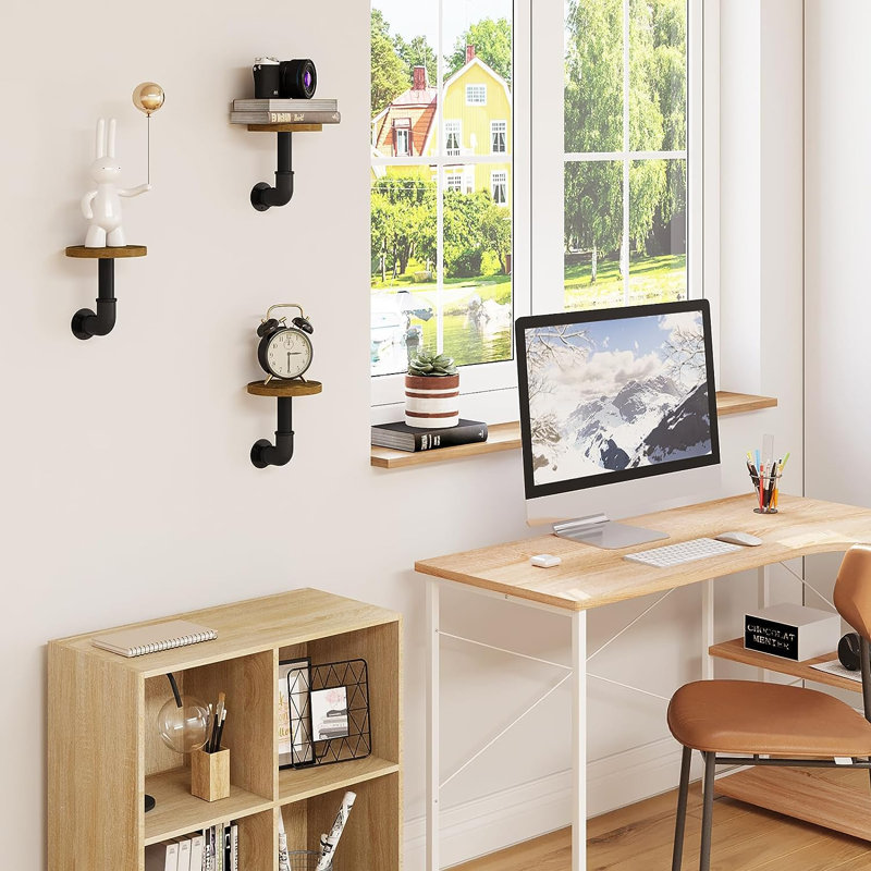 Kemar 3 Piece Circle Floating Shelf