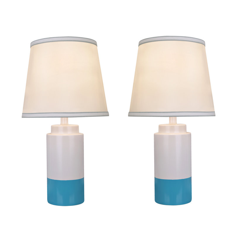 Harjo Ceramic Table Lamp Lamp, Blue