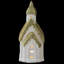 Figurine en céramique blanche et dorée 6 "Home Sweet Home